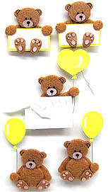 Art Work Sticker: Teddybären